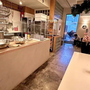 a chef in a commercial kitchen