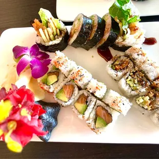 food, sushi, sashimi, sushi and sashimi