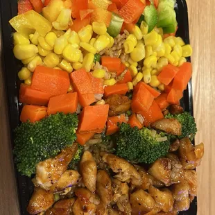 Chicken Hibachi with fried rice