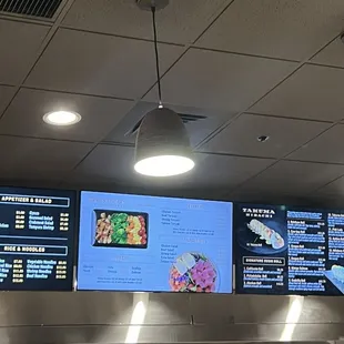 Menu board
