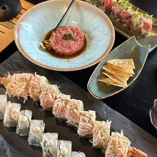 sushi and sashimi