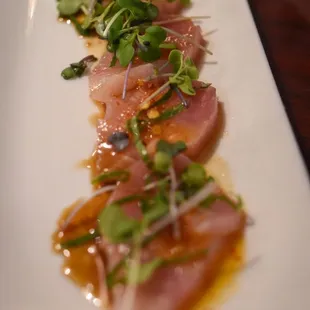 Hamachi carpaccio