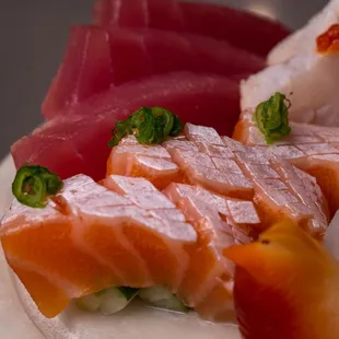 Deliciously fresh sashimi