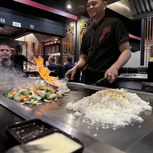 interior, sushi and sashimi