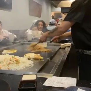 Chef cooking