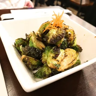 Brussels Sprouts with Ginger Dressing