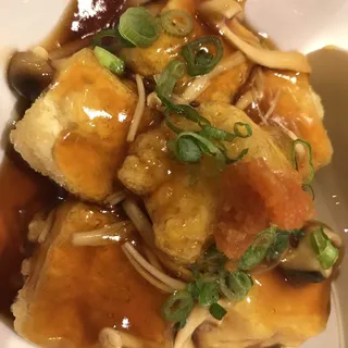 Agedashi Tofu with Mushroom