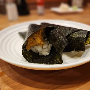 a plate of food on a table