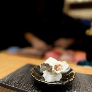 Oyster with Yuzu Foam