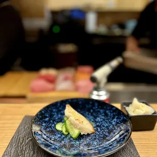 Miso Cod with Marinated Cucumber