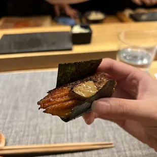 Unagi with foie gras