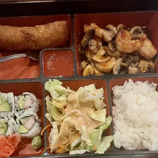 Teriyaki Shrimp Bento Box