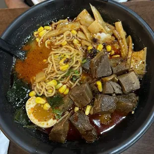 Beef ramen bowl delicious