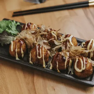 Takoyaki octopus ball