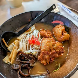 Spicy Fried Chicken Ramen