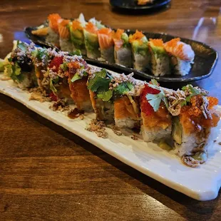 The Takumi Roll and Orange Blossom Roll