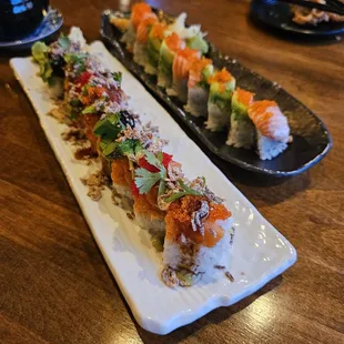 The Takumi Roll and Orange Blossom Roll