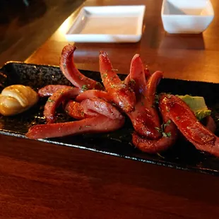 Kurobuta Sausage - ridiculously juicy and yummy; best enjoyed in small pieces, with salad or glass of beer