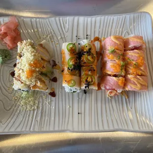 sushi and sashimi, food, sashimi, sushi