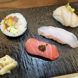 sashimi, sushi and sashimi, food, sushi