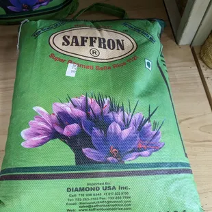 Saffron rice. Lots of large rice bags available!