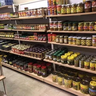 Here are some pickled vegetables we sell !