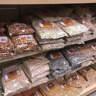 You want beans? They have them all....