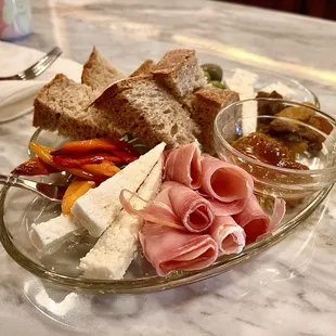 Snack Plate from The Painted Lady Croatian Pop-up