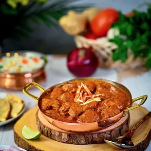 Old Delhi authentic butter chicken only at Talab