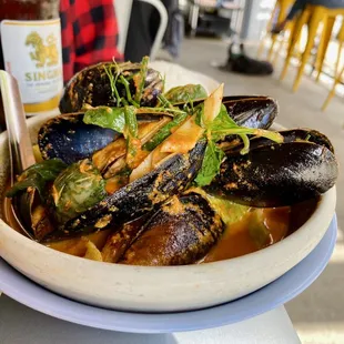 Mussels curry