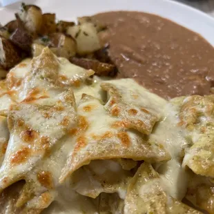 Poblano chilaquiles