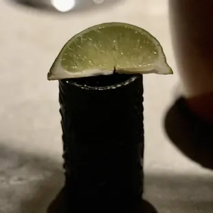 a slice of lime