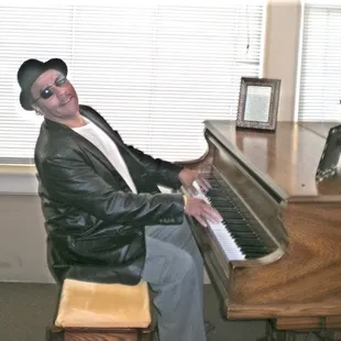 Tom let me play the piano which was used on Layla