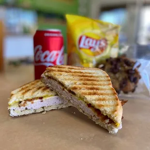 $10 Brown Bag Lunch Special every week - sandwich, chips or soup, drink and a miraculous sea salted chocolate chip cookie