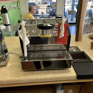 Now serving espresso