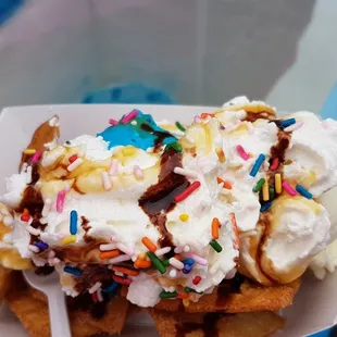 Ice cream nachos