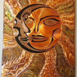 Large work on copper