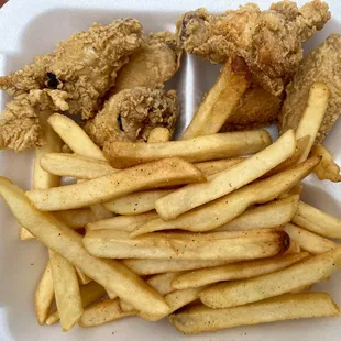 Six Wings with Fries