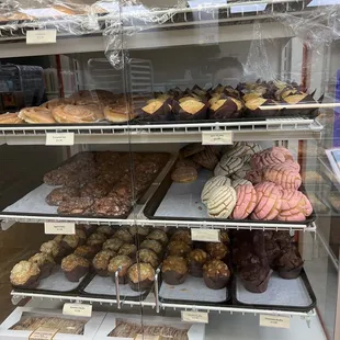 a variety of baked goods