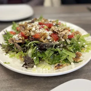 a plate of salad
