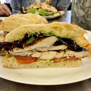 Famous Chicken Pesto Sandwich