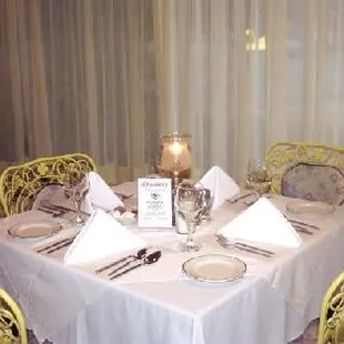 a table setting