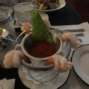 Shrimp cocktail appetizer
