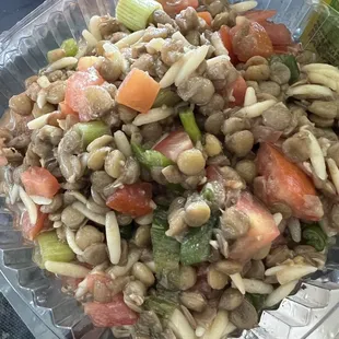 Lentil and Orzo Salad