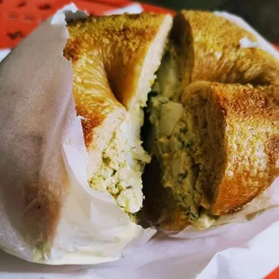 Tahini Egg Salad Sandwich