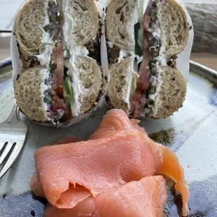 Everything OG NYC with lox on the side.