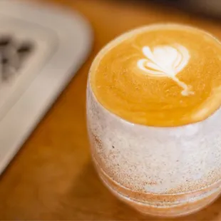 A delicious latte.