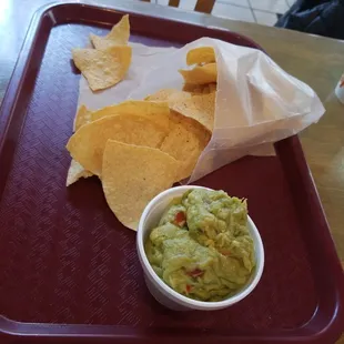 Guac and chips