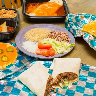 burritos and wraps, food
