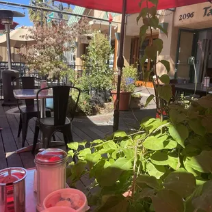 Outdoor seating